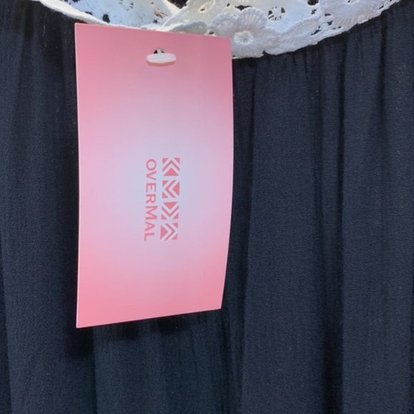 Overmal Black blouse NWT - Picture 5 of 7